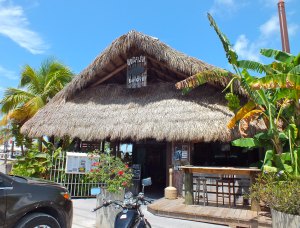 a car parked in front of a building